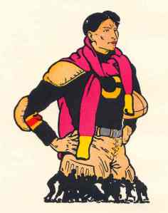 Football Player with C 1910